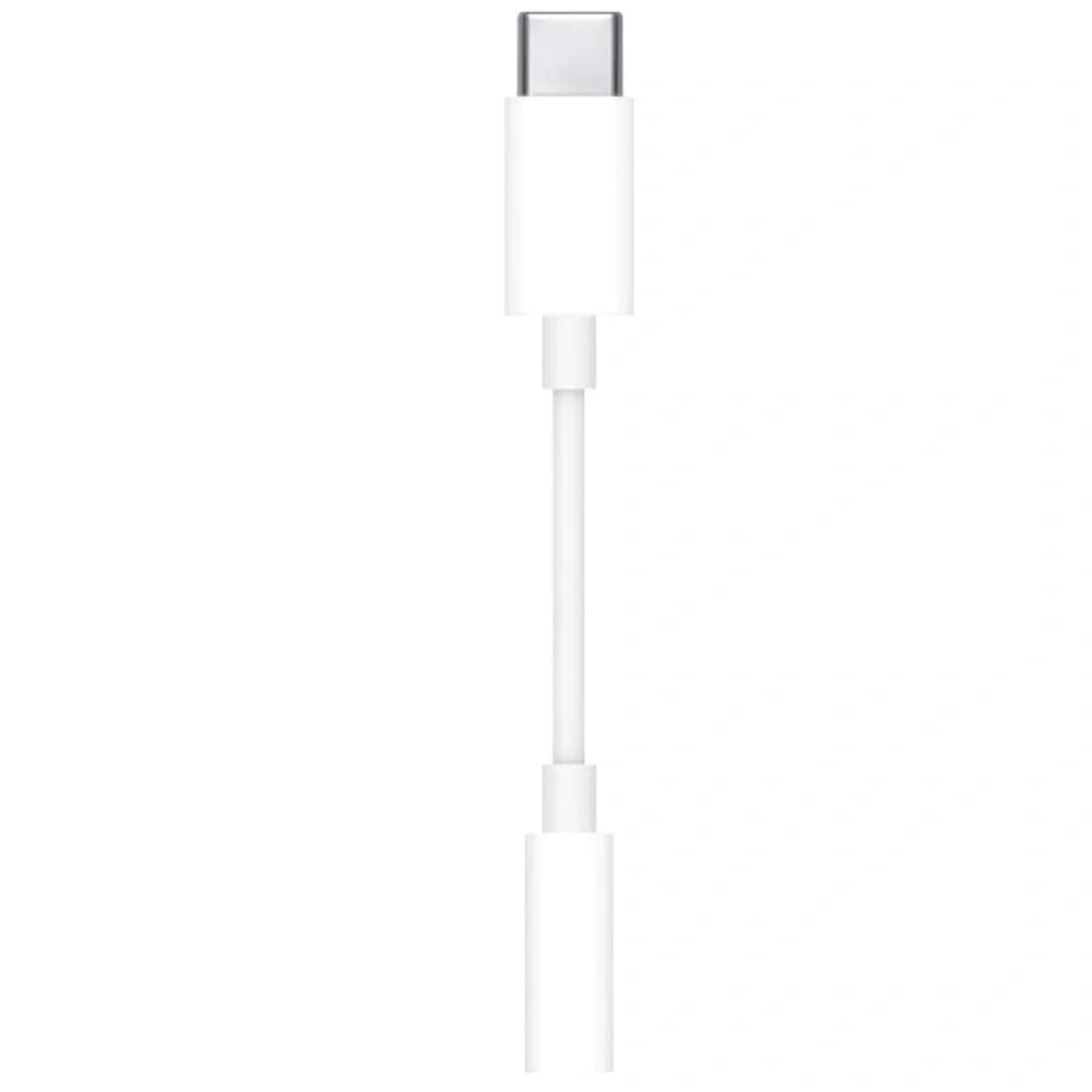 Apple - USB-C to 3.5mm Headphone Jack Adapter - White